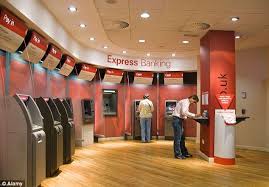 The Self Service Bank Branches Driving Britain To Distraction Bank Design Bank Interior Design Self Service