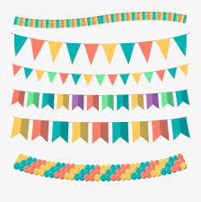 Flattened Festival Flag Vector Colour Pull The Flag Birthday Party Decorations Png Transparent Clipart Image And Psd File For Free Download Flag Vector Scrapbook Designs Banner Drawing