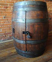 Vintage Barrel Di Legno Legno Arredamento