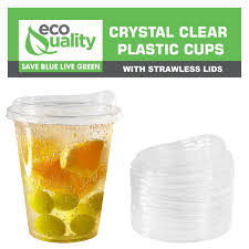 Disposable Plastic Drinkware: Cups, Lids, & More In Bulk