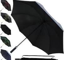 Amazon.com: 60MPH Big Golf Umbrella - Large Windproof Strong ...