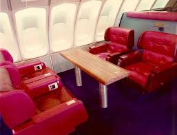 Aerolineas Argentinas 747 Cabin Upper Deck Airplane Interior Aircraft Interiors Vintage Airlines