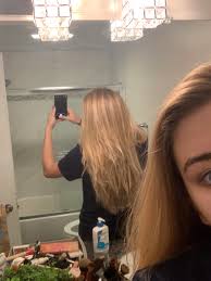 They decided to cool down the overall look by first blending her roots with an ashy light brown color. Dyed My Blonde Hair Dark Brown With Natural Instincts Brown Semi Permanent Hair Dye About A Month Ago After A Break Up Now I Want It Back Anyone Have Any Tips Hair