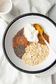 I like to drizzle the honey on top when i mix it in a jar. Mocha Overnight Oats Meal Prep Breakfast Wholefully