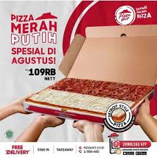 10 agustus 2021 digeser waktunya menjadi rabu, 11 agustus 2021. Promo Pizza Hut Agustus 2021 Pizza Merah Putih Spesial Agustus Cuma Rp 109 Ribu