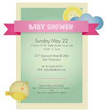 Invitation Baby Shower At San Francisco On Behance