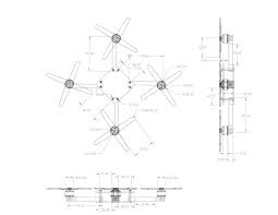 Quadcopter Orthographic Drawing Drone Design Drone Quadcopter