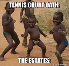 Find the newest tennis court meme. Tennis Court Oath The Estates Dancing Black Kids Make A Meme