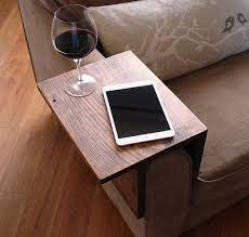 Simply Awesome Couch Sofa Arm Rest Wrap Tray Table Narrow Etsy Cool Couches Sofa Arm Table Arm Rest Table