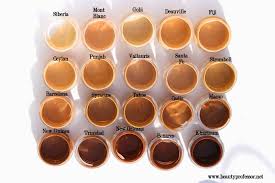 Nars Sheer Matte Foundation Color Chart Best Picture Of