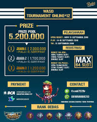 Brosur Turnamen Mobile Legend Lakaran