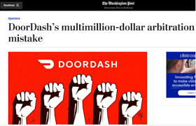 Arbitration Is Backfiring On Doordash In 2020 With Images Business Checks Doordash Rideshare