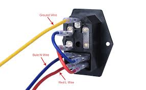 Does anyone know where i can find a schematic that tells me what power button wire is which? Biqu 15a 250v Rocker Switch Power Socket Inlet Module Plug 5a Fuse Switch With 5pcs 16 14 Awg Wiring 3 Pin Iec320 C14 Amazon Com Industrial Scientific
