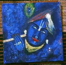Poster Colour Canvas Painting Shape
