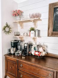 35+ diy farmhouse kitchen decor ideas to upgrade your kitchen on a budget. 35 Best Coffee Station Ideas And Designs For 2021