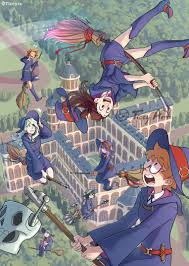 Flying Practice Little Witch Academia Anime Witch Flying Witch Anime Little Witch Academy