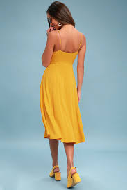 Going Coastal Mustard Yellow Midi Dress Mustard Yellow Midi Dress Yellow Midi Dress Midi Dress Sleeveless