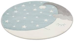 Der teppich kann vor dem kauf, vor ort besichtigt und. Kinderteppich Halbmond Luttenhutt Rund Hohe 13 Mm Hoch Tief Effekt Motiv Mond Sterne Online Kaufen Otto