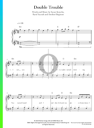The internet serves kinds of songs in different genres so we can easily listen to the favorite music online and also download single music or free full album downloads for convenience. Double Trouble Eurovision Song Contest The Story Of Fire Saga In 2021 Sheet Music Piano Sheet Music Eurovision Song Contest