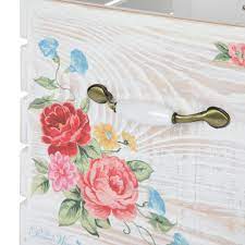The Pioneer Woman Sweet Rose Wooden Storage Crate Walmart Com Wooden Storage Crates Wooden Storage Organize Craft Supplies