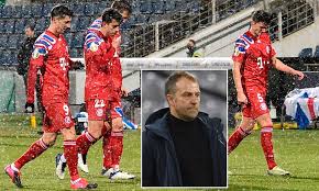 This did not go down well with bayern's sporting director hasan salihamidzic, who felt it was too outrageous. Hansi Flick Admits Bayern Munich S Engine Isn T Running Smoothly After Shock German Cup Exit Daily Mail Online