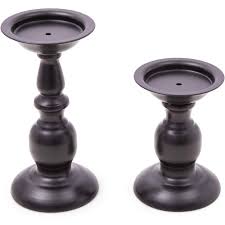 Buy tealight candle holders, votive candle holders, taper candle holders, pillar candle holders, and more. Farmlyn Creek 2 Pack Black Metal Pillar Candle Holders Set For Coffee Table Home Decor 2 Sizes Walmart Com Walmart Com