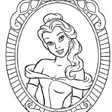 Download this adorable dog printable to delight your child. Lovely Picture Of Belle On Disney Princesses Coloring Page Kids Play Color