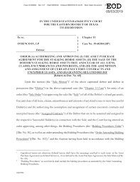 IN THE UNITED STATES BANKRUPTCY COURT FOR THE EASTERN DISTRICT OF TEXAS  TYLER DIVISION In re: ) Chapter 11 ) O'BENCO IV, LP )