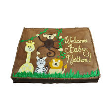 Erin gardner, author of erin bakes cake. Build A Cake Baby Shower Safari Three Brothers Bakery