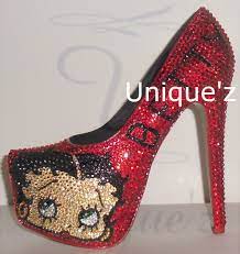 Buy Handmade Betty Boop Heels, made to order from Unique'z | CustomMade.com