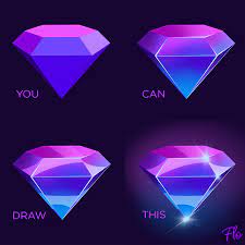 January 2, 2021 at 5:54 pm. Anyone Can Draw This Diamond In Procreate Drawing Tutorial Digital Art Tutorial Beginner Digital Painting Tutorials