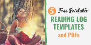 5 reading log templates for kids 2020 free printables