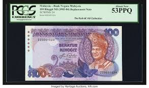 Bank negara malaysia issues policy document for digital currencies ref no : Malaysia Bank Negara Malaysia 100 Ringgit Nd 1983 84 Pick 24 Lot 27773 Heritage Auctions