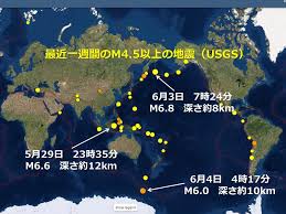 1965年の アリューシャン地震 （アリューシャンじしん）あるいは ラット諸島地震 （ラットしょとうじしん）は、 協定世界時 1965年 2月4日 5時1分（現地時刻 2月3日 19時1分）、 アリューシャン列島 の ラット諸島 近海を震源として発生した 地震 。 é€±åˆŠåœ°éœ‡æƒ…å ± æ—¥æœ¬ã®åœ°éœ‡å›žæ•°ã¯å‰é€±ã‚ˆã‚Šæ¸›å°' ã‚¦ã‚§ã‚¶ãƒ¼ãƒ‹ãƒ¥ãƒ¼ã‚¹