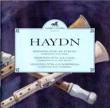 Haydn Joseph Sinfonia Nº 59 Sinfonia Nº 73 Y Sinfonia Nº 94 Classica Licorne Conservatorio Libros Musica