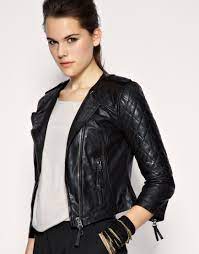 3 Http Www Asos Com Asos Asos Collarless Quilted Leather Jacket Prod Pgeproduct Aspx Iid 13 Leather Jacket Style Trendy Leather Jacket Leather Jackets Women
