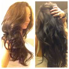 Hair color for black hair. Reverse Ombre Brown Roots Darken To Black Tips Black Hair Ombre Hair Hacks Long Hair Styles