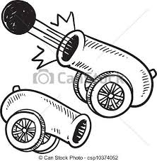 Drawing Of A Cannon Cannon Royalty Free Pictures Drawings