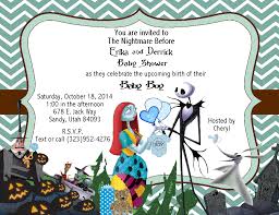 A winter themed or christmas baby shower is our favorite kind of shower to plan! Nightmare Before Christmas Baby Shower Invitation Sold In Sets Of 10 Cheryl S Invitations