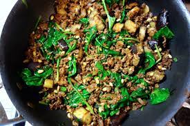 Spiced Lamb Mince With Aubergine And Pine Nuts Lamb Mince Recipes Ground Lamb Recipes Lamb Recipes