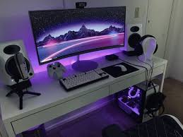 Below are some gaming room ideas to at its core, a pc gaming setup, also called a battle station, is comprised of a gaming chair, a gaming desk, a keyboard and mouse, one or more. Desk Setup Ideas 1 Gamer S Paradise