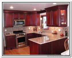 kitchen paint colors with cherry