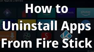 Luckily, this is an easy process that will take less than a minute. How To Uninstall Apps From Amazon Fire Stick Youtube