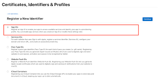 Creating An Apple Ios App Id Help Center
