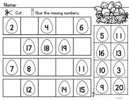 Spring Count To 20 Math Center Activities Math Centers Educational Worksheets