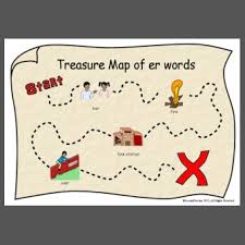 Geography worksheets teach kids about maps, location, and history. Treasure Maps Of Er Words
