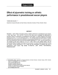 Journal of human sport and exercise. Journal Of Human Sport And Exercise