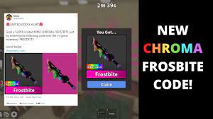 Redeem for a alex knife: Free Godly Code New Free Chroma Frostbite Code Updated In Mm2 Update 2021 Nikilis Free Godly Youtube