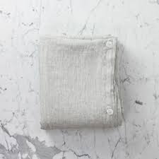 Linen has natural fibers that create small subtle variations in the surface. Linen Duvet Cover Queen Pinstripe 91 X 93 The Foundry Home Goods