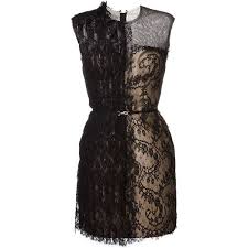 Lanvin Lace Dress 4 405 Liked On Polyvore Featuring Dresses Black Lace Dress Round Neck Sleeveless Dress Round Cocktail Dress Lace Dresses Lace Dress